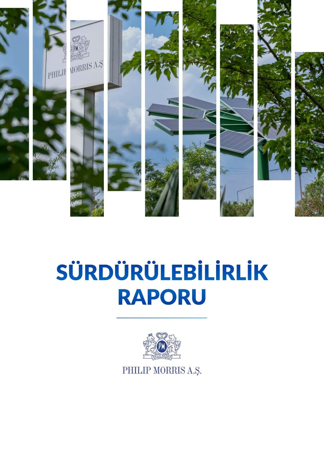 Sürdürülebilirlik raporunun kapak tasarımı